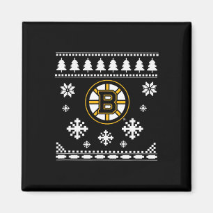 Boston Bruins Ugly Christmas Sweater Holidaze Magnet