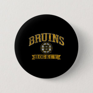 Boston Bruins Vintage-Hockey Dark Heather Button