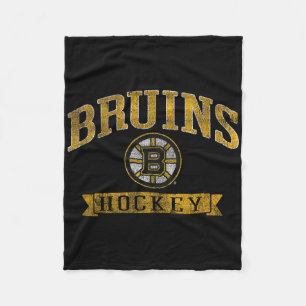 Boston Bruins Vintage-Hockey Dark Heather  Fleecedecke