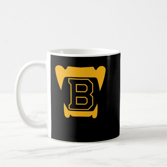 Boston    BruinsTeeth Classic T Shirt Kaffeetasse (Links)