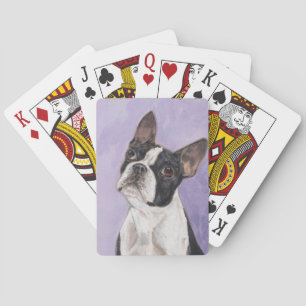 Boston-Bullterrier Spielkarten