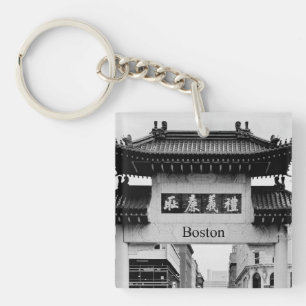 Boston Chinatown Schlüsselanhänger