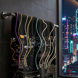 Boston City Lights Badhandtuch Set