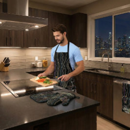 Boston City Lights Ofenhandschuh & Topflappen-Set