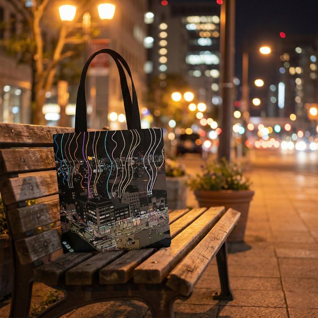 Boston City Lights Tasche (Von Creator hochgeladen)