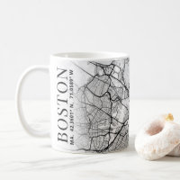 Boston City Map | Tasse des Kaffees