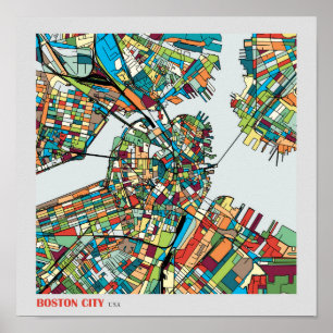 Boston City Poster