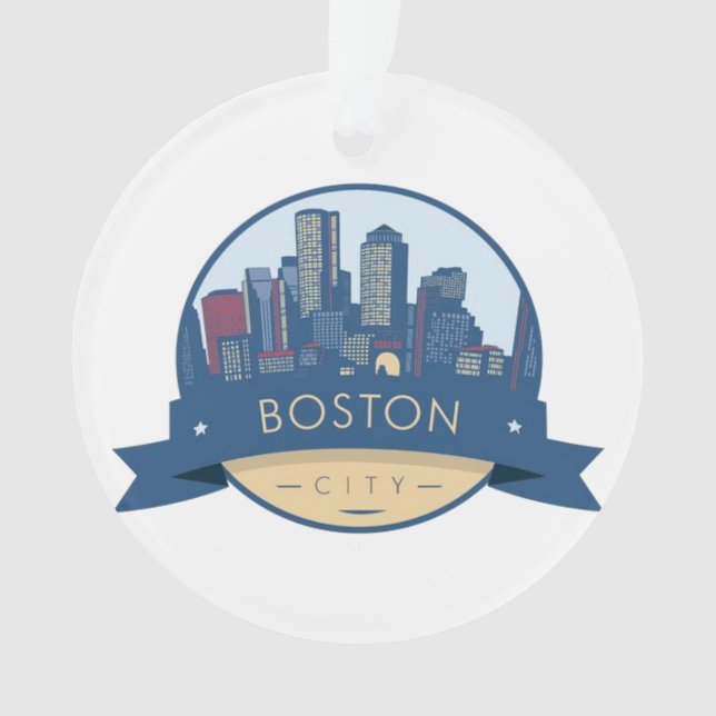 Boston City Skyline, boston ma skyline (devant)