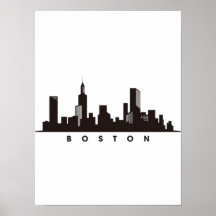 Boston City Skyline, Boston ma skyline