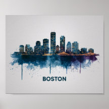 Boston City Skyline, Boston Ma Skyline