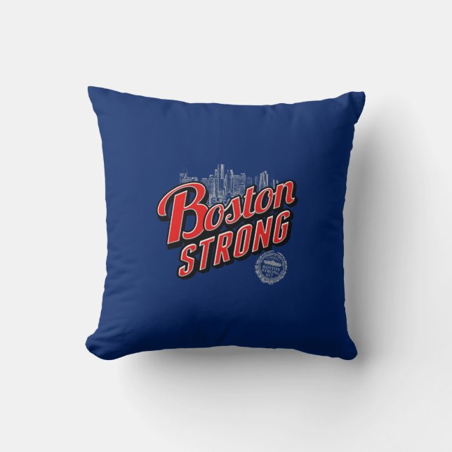 Boston City Strong Erinnerungen Kissen (Vorderseite)