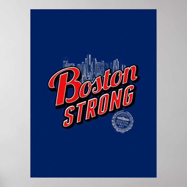 Boston City Strong Erinnerungen Poster (Vorne)