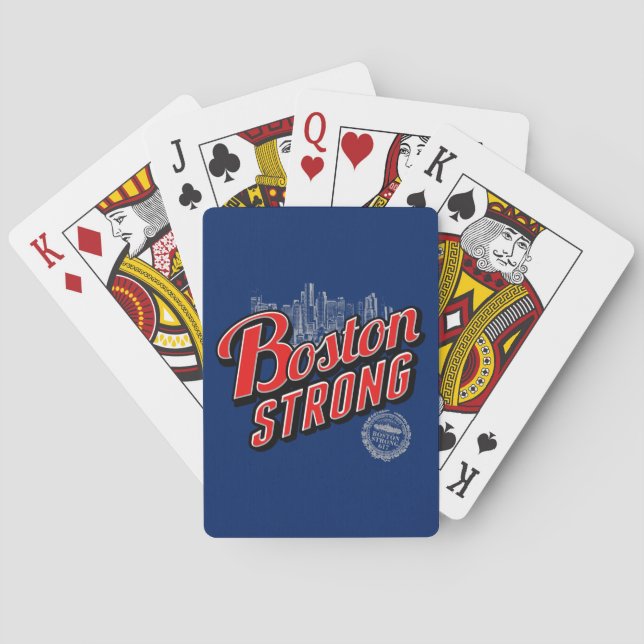 Boston City Strong Erinnerungen Spielkarten (Rückseite)