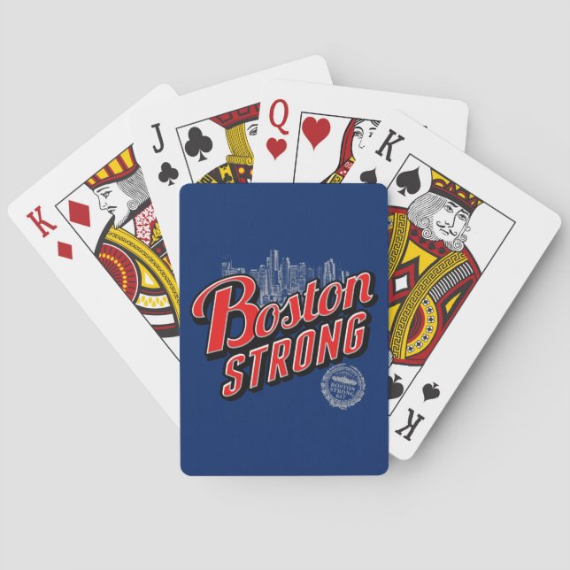 Boston City Strong Erinnerungen Spielkarten (Rückseite)