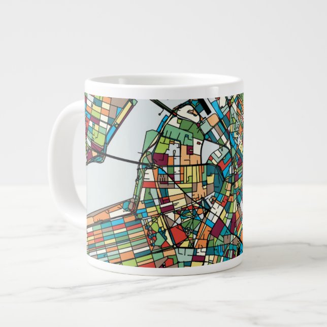 Boston City USA Jumbo-Tasse (Vorderseite Links)