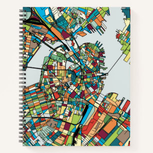 Boston City USA Notizbuch