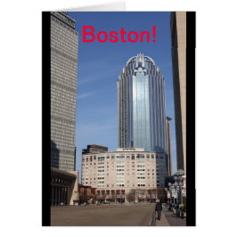 Boston Cityscape Card