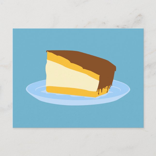 Boston Cream Pie Postkarte (Vorderseite)