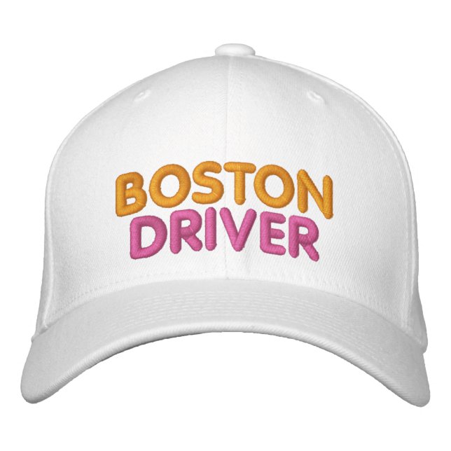 Boston Driver bestickter Hut (Vorderseite)
