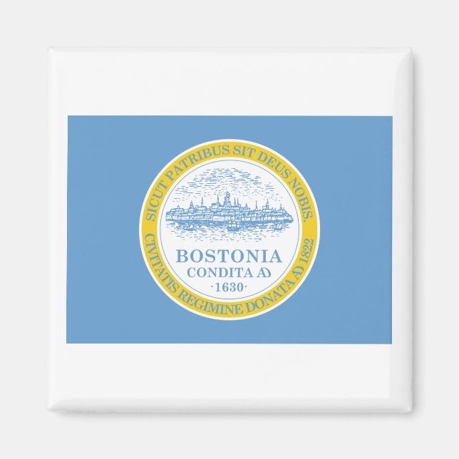 Boston Flag Magnet (Vorne)