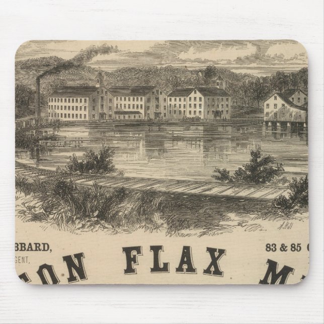 Boston Flax Mills Mousepad (Vorne)