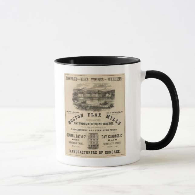 Boston Flax Mills Tasse (Rechts)