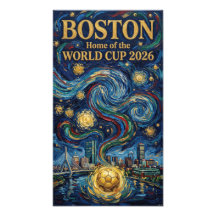 Boston Fußball Kunst 2026 Skyline Stadion Design