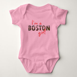 Boston Girl! Baby Strampler