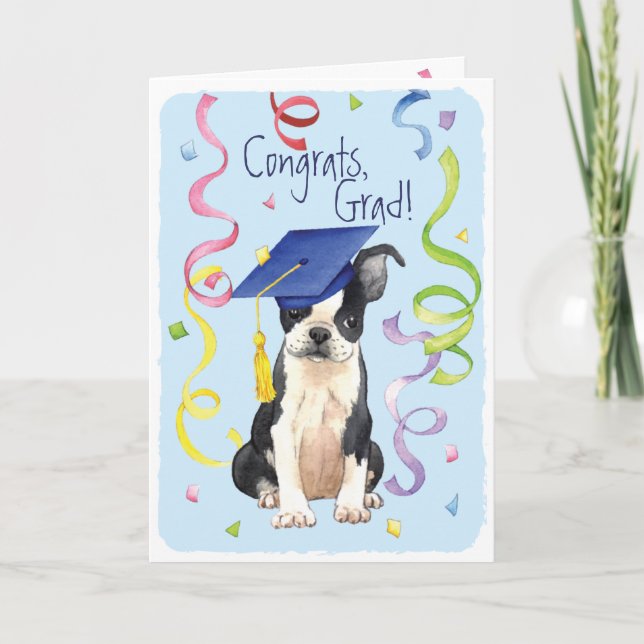 Boston Graduate Karte (Vorderseite)