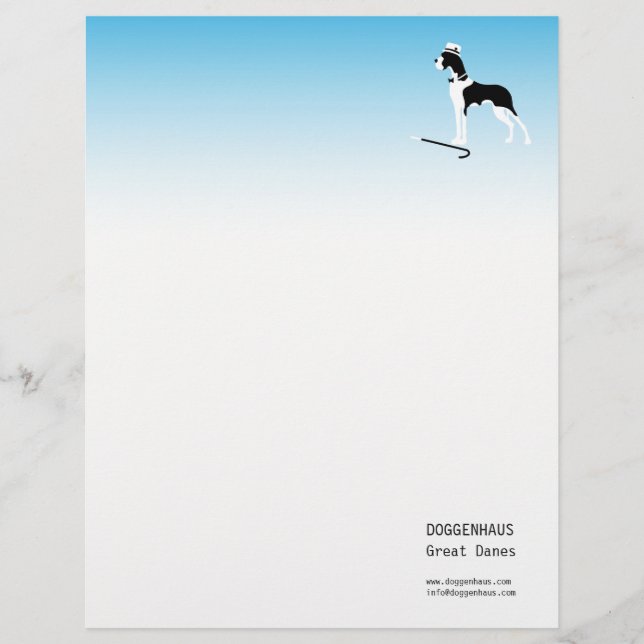 Boston Great Dane Letterhead Briefkopf (Vorderseite)