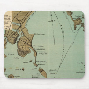 Boston-Hafen Mousepad