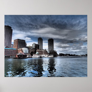 Boston-Hafen Poster