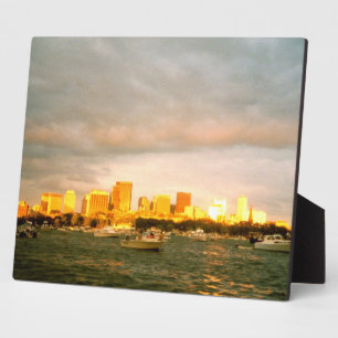 Boston Harbour Fotoplatte
