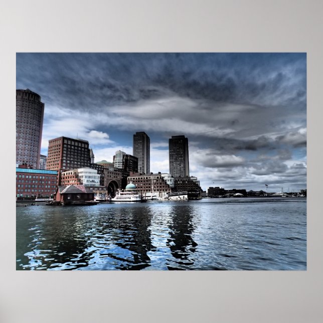Boston Harbour Poster (Vorne)