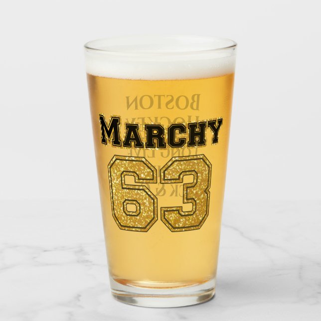 Boston Hockey Marchy 63 Glas (Vorne (Gefüllt))