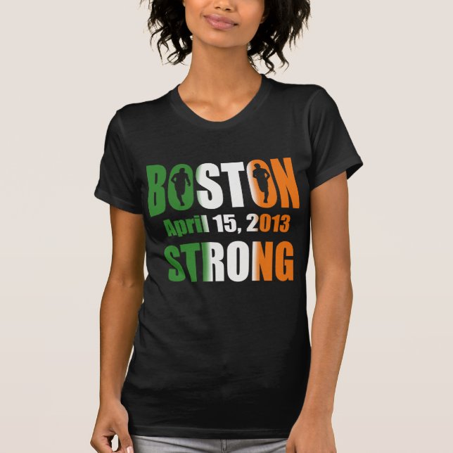 Boston-irisches starkes T-Shirt (Vorderseite)