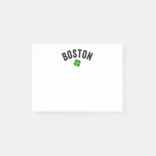 Boston Irish Kleeblatt Post-it Klebezettel