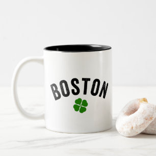 Boston Irish Kleeblatt Zweifarbige Tasse