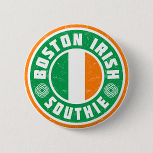 Boston Irish Southie Button