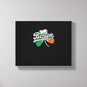 Boston Irish T - Shirt T - Shirt Leinwanddruck