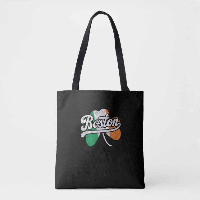 Boston Irish T - Shirt T - Shirt Tasche (Vorderseite)