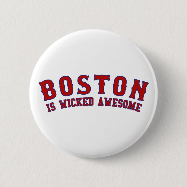 Boston ist böses fantastisches button (Vorderseite)