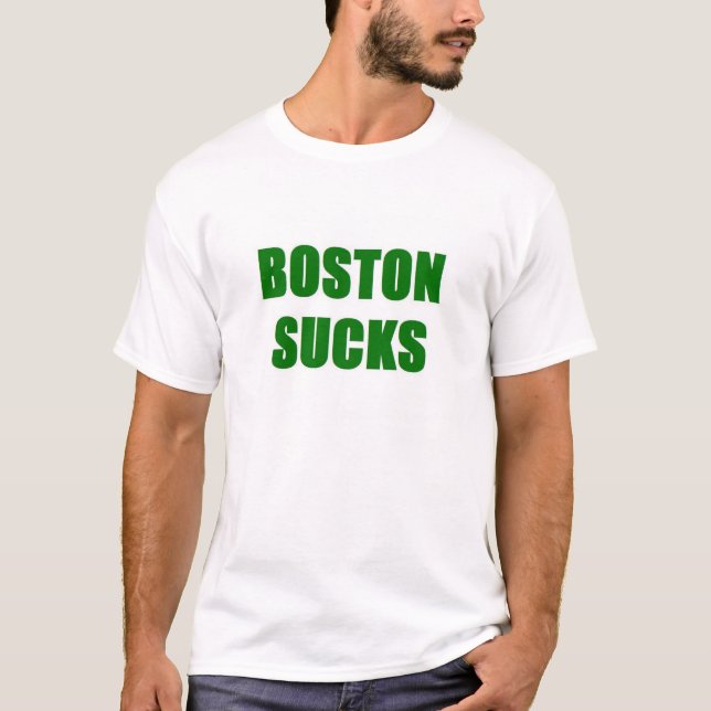 Boston ist zum Kotzen T-Shirt (Vorderseite)
