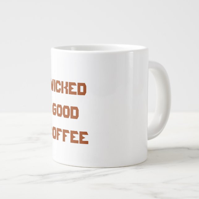 Boston-Kaffee-Tasse Jumbo-Tasse (Vorderseite Rechts)