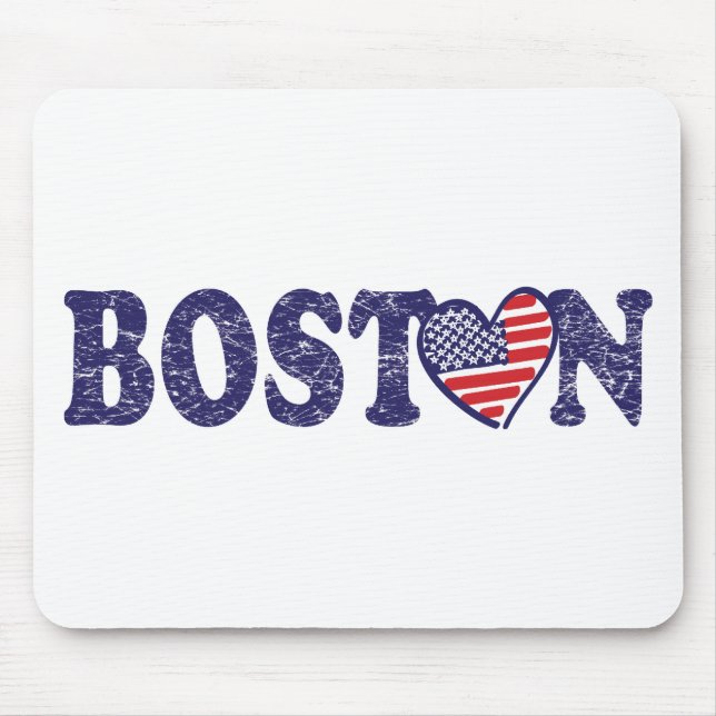 Boston-Liebe Mousepad (Vorne)