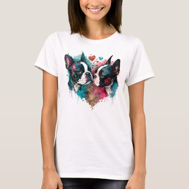 Boston-Liebe T-Shirt (Vorderseite)