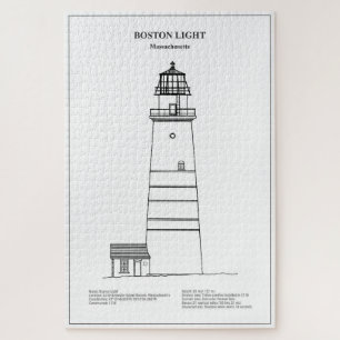 Boston Light Lighthouse - Massachusetts - BD