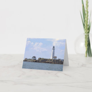 Boston Light - vielen Dank Dankeskarte