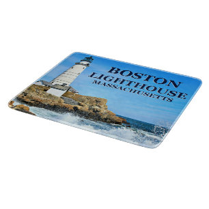 Boston Lighthouse, Massachusetts Cutting Board Schneidebrett