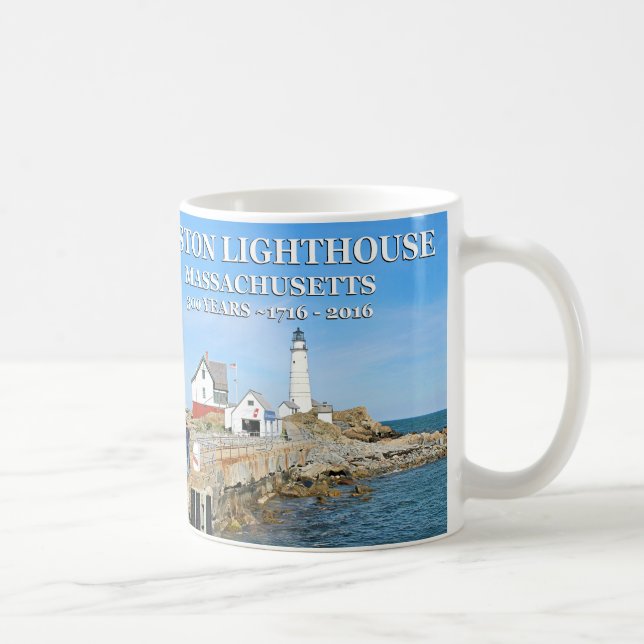 Boston Lighthouse, Massachusetts Kaffeetasse (Rechts)
